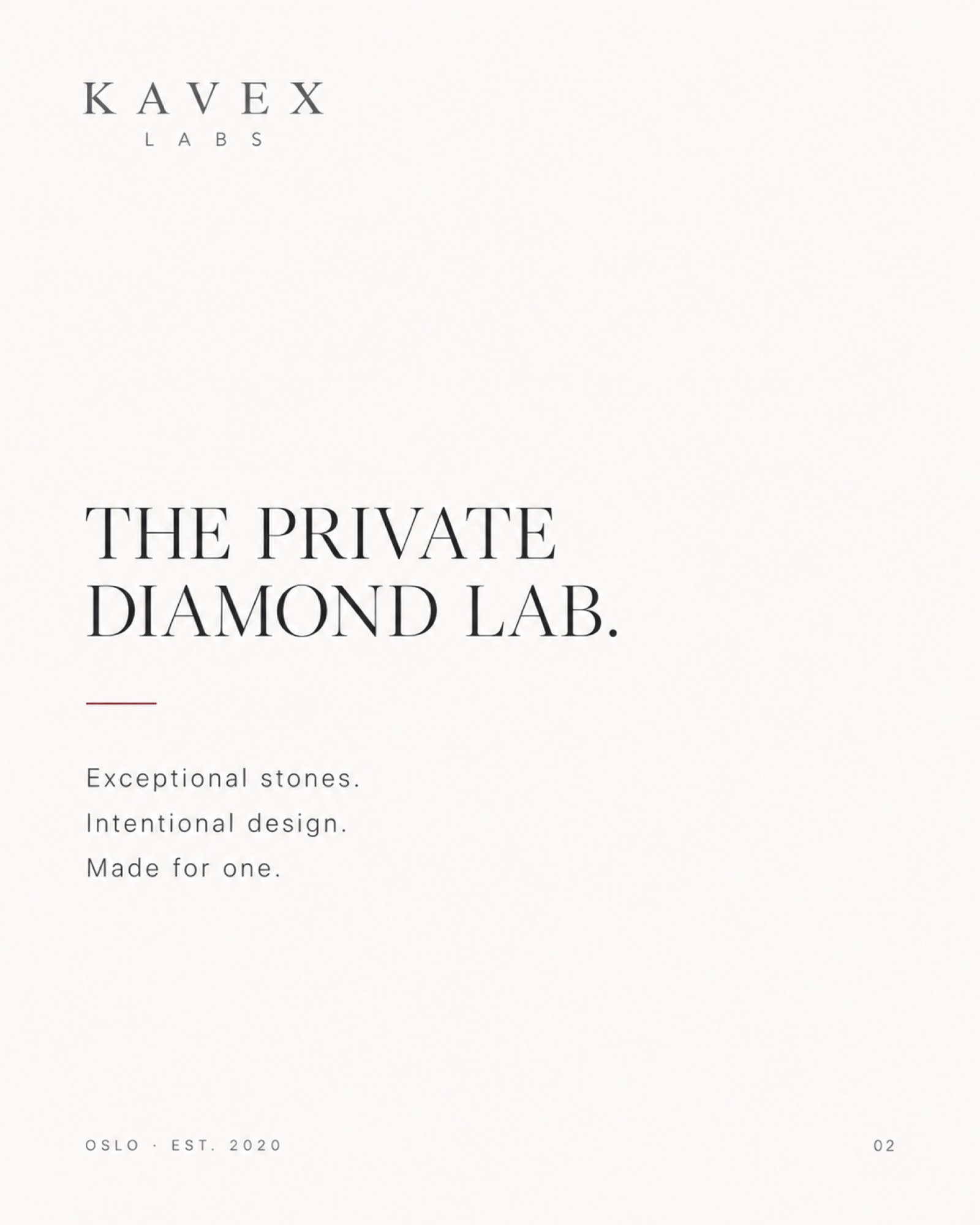 The Private Diamond Lab